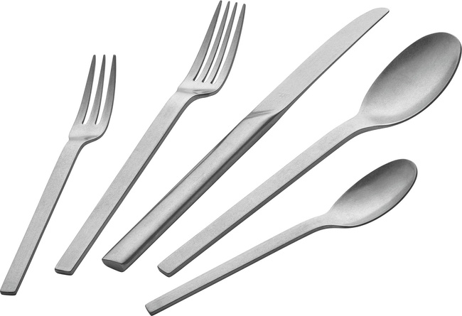 Zestaw sztućców Zwilling Minimale 60 elementów, matowy srebrny