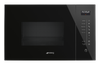 Smeg - Kuchenka Mikrof, 25l, Linea, Czarny Fmi125n Linea