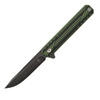 Nóż składany Womsi Wolf, stal S90V/420, rękojeść G10 ciemnozielona, 18 cm