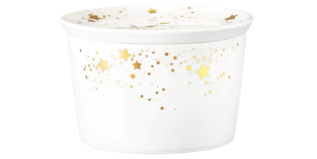 Seltmann liberty golden stars miska z pokr 14x9 cm