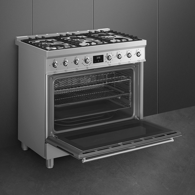 Smeg - Kuchnia Wolnostojąca Symfonia C9Gmx2 Stal Nierdzewna.