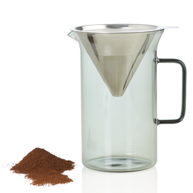 Zaparzacz przelewowy impact, szary 600ml - Adhoc