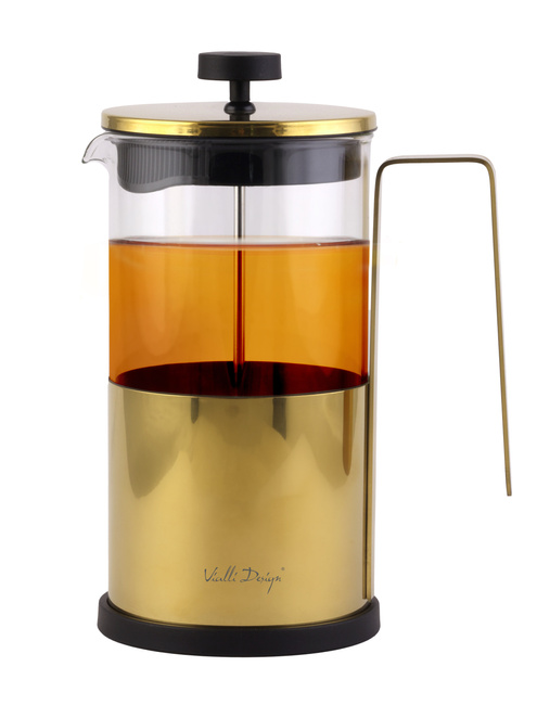 Zaparzacz Do Kawy I Herbaty 1000 Ml Diamante Złoty 0695 - Vialli Design
