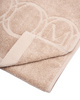 Ręcznik kąpielowy Monogram Opus 70x140cm beżowy - Officine Monogram
