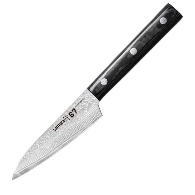 Nóż do obierania Samura Damascus 67 SD67-0010M, ostrze 9,8 cm, rękojeść z mikarty
