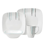 Zestawy obiadowe 16 elementów Rain Drops - Corelle