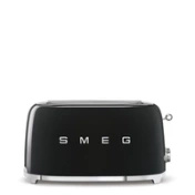 Smeg - Toster, Cztery Kromki, Czarny Tsf02bleu 50's Style
