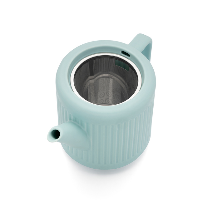 Dzbanek Do Herbaty Ceramiczny Skagen 1,2 L - Błękitny - Bredemeijer