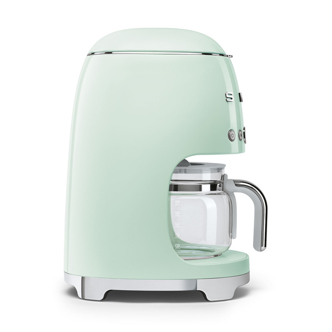 Smeg - Ekspres Przelewowy, Pastelowa Zieleń 50's Style Dcf02Pgeu Pastelowa Zieleń.