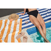 ręczniki plażowe szybkoschnące 160x90 cm ipanema orange l - dock & bay