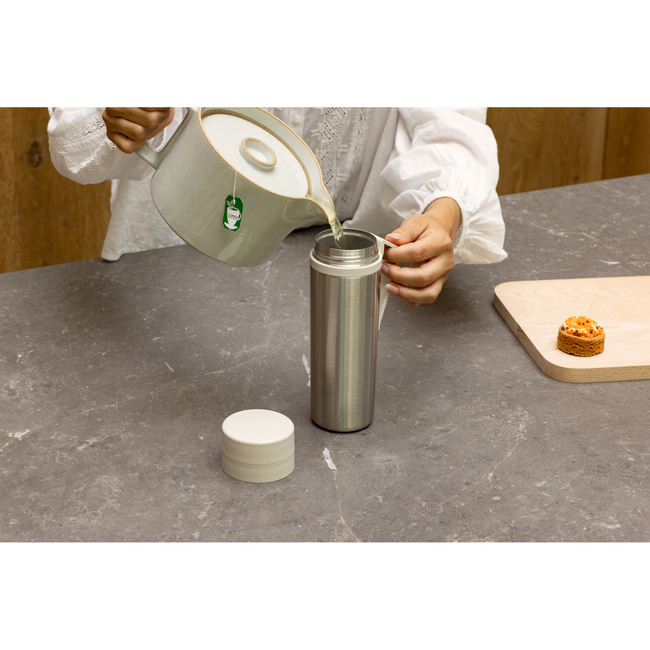 Butelka termiczna Brabantia Make & Take 500 ml, beżowa Soft Beige