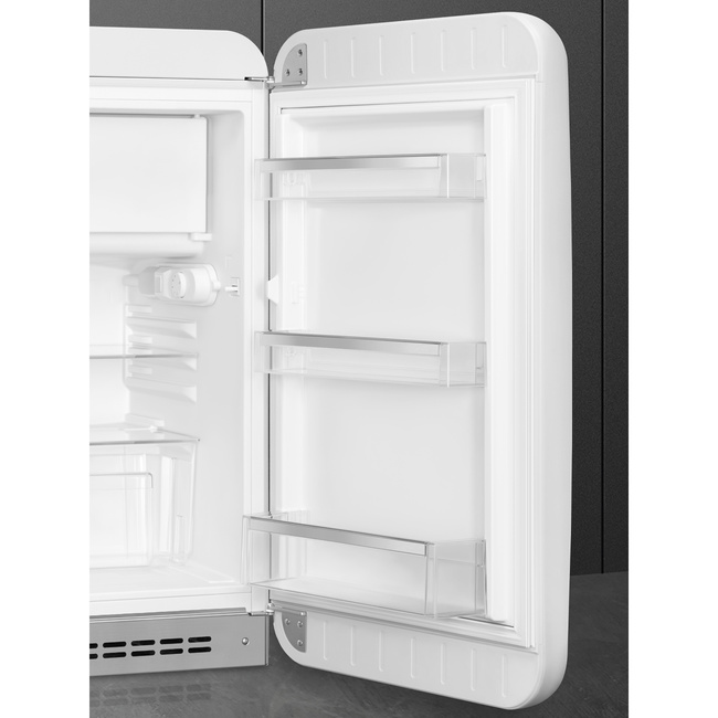Smeg - Chłodziarko-zamrażarka, FAB10RWH6 50'S STYLE - biały