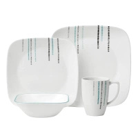 Zestaw obiadowy Rain Drops 16 elementów - Corelle
