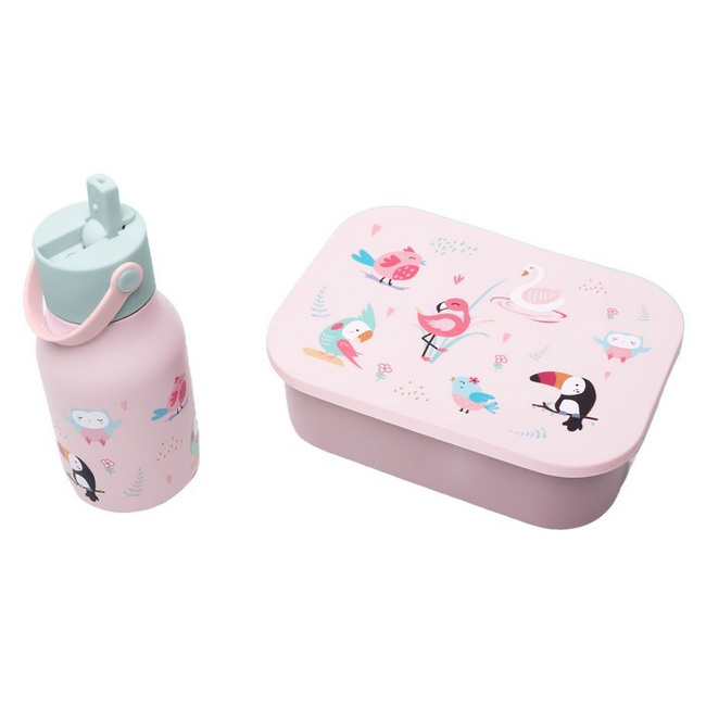 Lunchbox Dla Dzieci 1,2l Birds Little Lund - Lund London