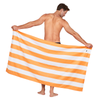 ręczniki plażowe szybkoschnące 200x90 cm Ipanema Orange XL - Dock & Bay