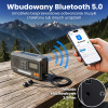 EXTRALINK BT-4000 radio awaryjne Bluetooth solarne z korbką dynamo latarką SOS powerbank 4000mAh