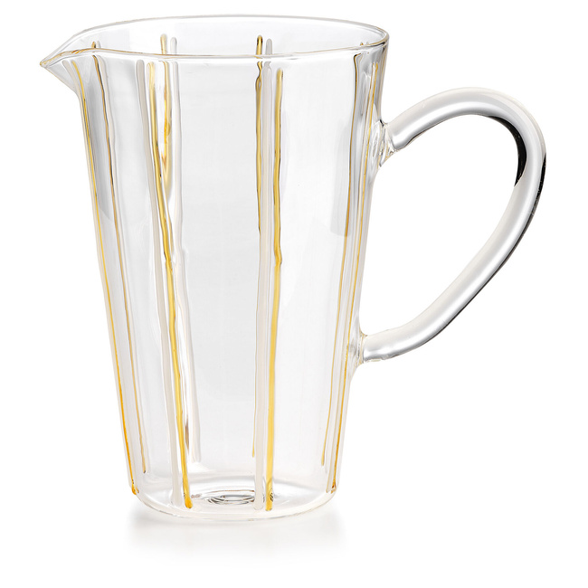 Karafka w paski bursztynowa 1000 ml Ivv