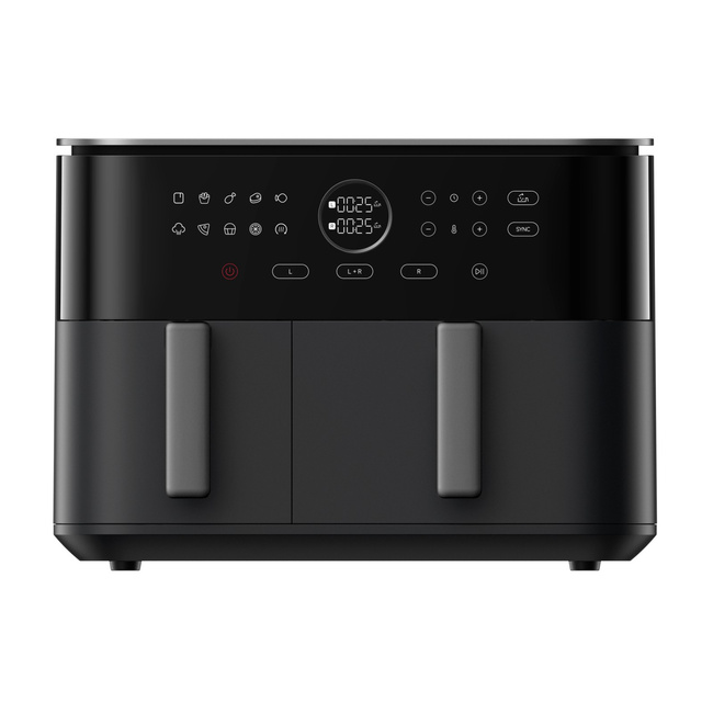 Xiaomi Dual Zone Air Fryer 10L Czarna Frytkownica 2700W 3.5L+6.5L Podwójna Strefa Smażenia