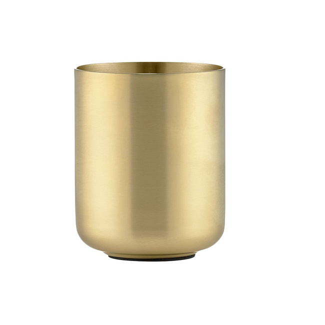 Kubek na szczoteczki Zone Denmark Ume, matowy złoty Brass