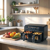 Frytkownica beztłuszczowa dwukomorowa Wartmann WM-2511 11L Dual Air Fryer 3w1 Infrared