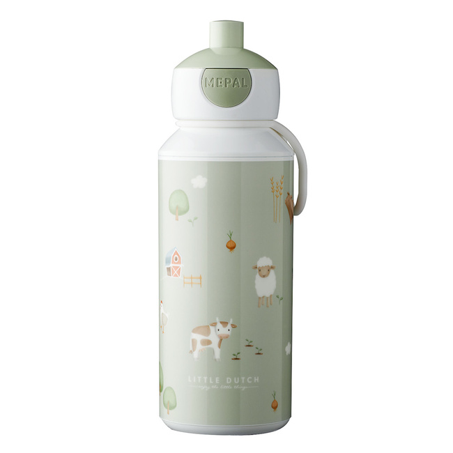 Bidon Dla Dzieci Pop-Up Campus 400ml Little Farm 107410065399 - Mepal