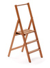 Drabina domowa Arredamenti Kimora 3, 3 stopnie z drewna bukowego, 116 cm, brązowa