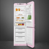 Smeg - Chłodziarko-zamrażarka FAB32RPK6 50'S STYLE - pastelowy róż