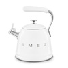 Smeg - Czajnik z gwizdkiem, biały 50's style WKF01WH