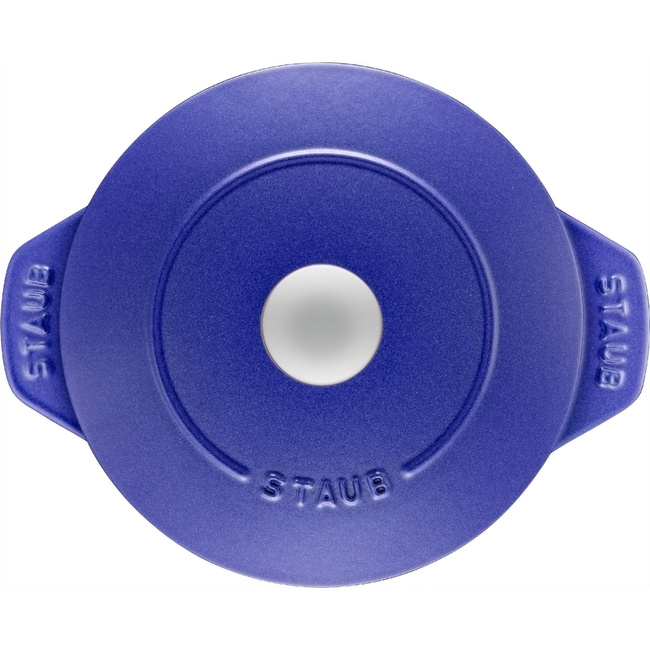 Garnek okrągły wysoki 3 ltr, niebieski - Staub