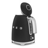 Smeg - Czajnik, Czarny mat 50's style KLF03BLMEU czarny (mat)