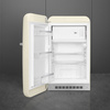 Smeg - Chłodziarko-zamrażarka, kremowy 50's style Fab10Lcr6 kremowy (chromowany uchwyt).