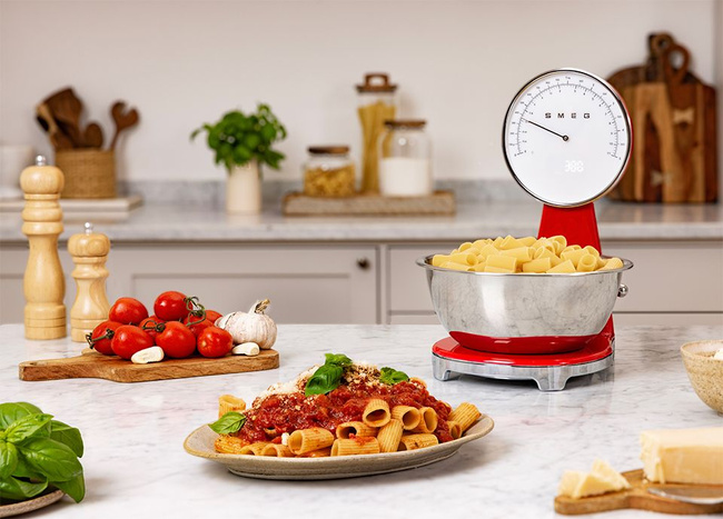Smeg - Waga Kuchenna, Czerwony SDA 50's Style KSF01Rdww.