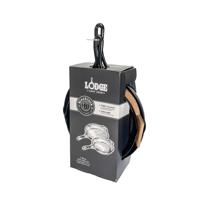 Patelnie żeliwne 26 + 30cm Blacklock - Lodge