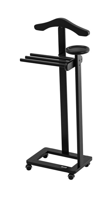 Arredamenti Antimo Stojak na ubrania i garnitury - 44 x 35 cm, Czarny