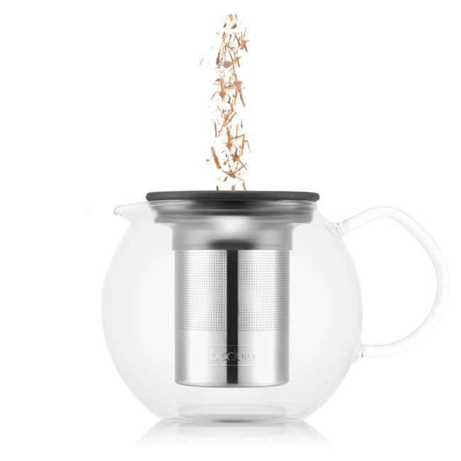 Dzbanki do herbaty tłokowe Assam 1L Chrome