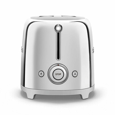 Smeg - Toster, dwie kromki, chrom Tsf01sseu 50's Style