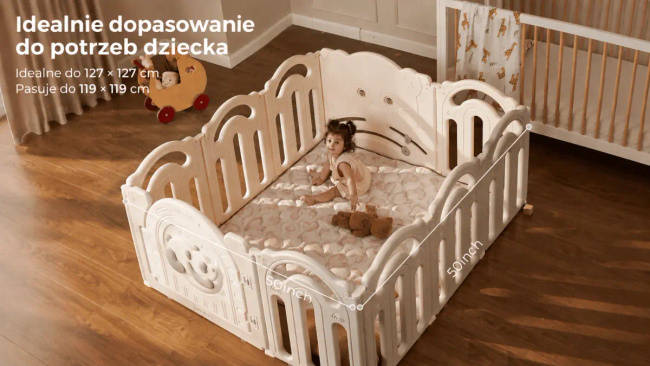 Momcozy Gm017 | Mata do zabawy dla dziecka | Kolor brązowy