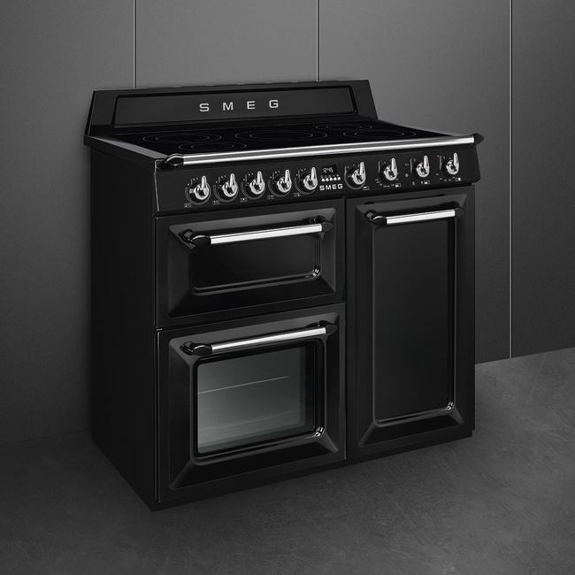 Smeg - Kuchnia wolnost, 100cm, Victoria, czarny Victoria TR103Ibl2 Czarny.