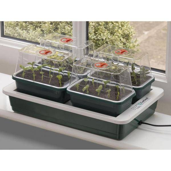 Mini szklarnia Fab4, podgrzewany propagator Garland