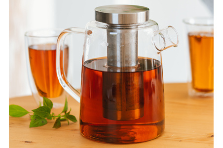 Zaparzacz do herbaty Vialli Design Diva 1500 ml ze szkła borokrzemowego