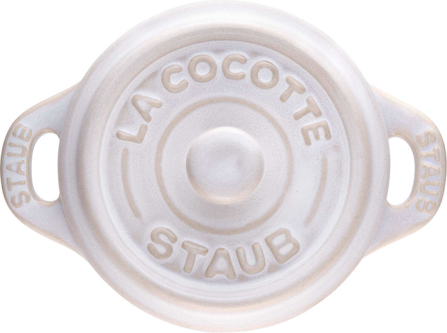 Gift Giving Mini Cocotte Okrągły 200 Ml, Kość Słoniowa - Staub