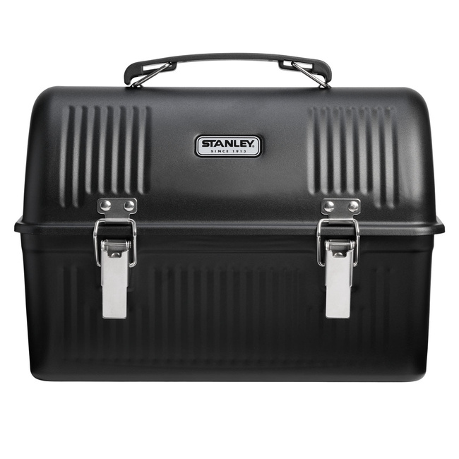 Lunchbox stalowy Stanley Vintage 9,5 l z uchwytem na termos, czarny Classic Black