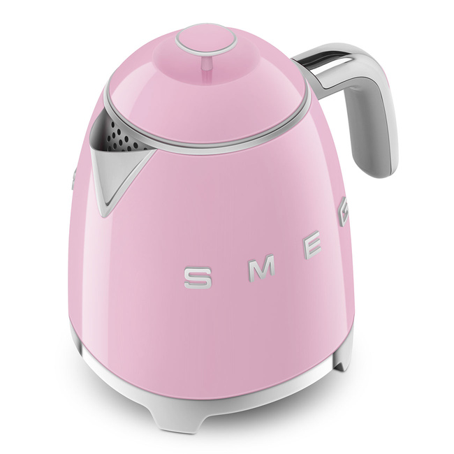 Smeg - Czajnik Mini, Pastelowy Róż 50's Style Klf05Pkeu Pastelowy Róż