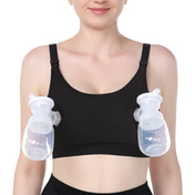 Biustonosz hands-free do laktatora Momcozy YN08, czarny, rozmiar S