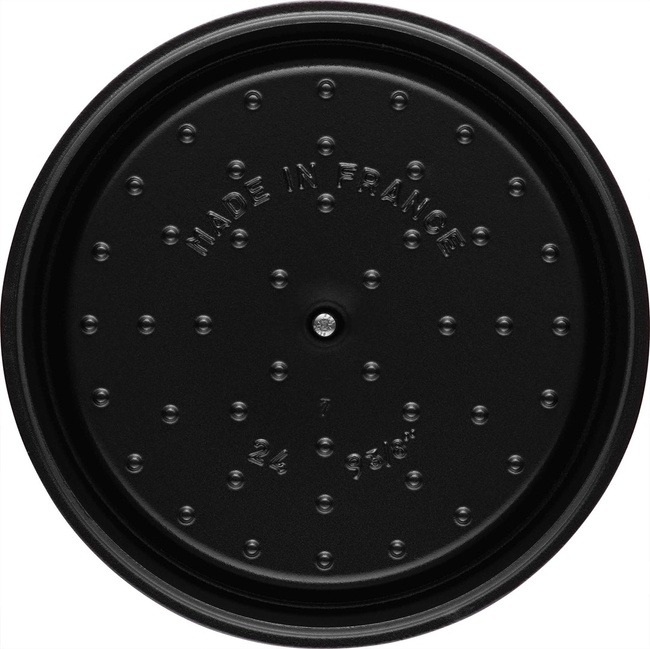 Staub La Cocotte garnek żeliwny okrągły 3.85 ltr, bordeaux
