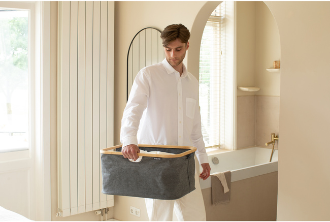 Składane kosze na pranie 40L Black - Brabantia
