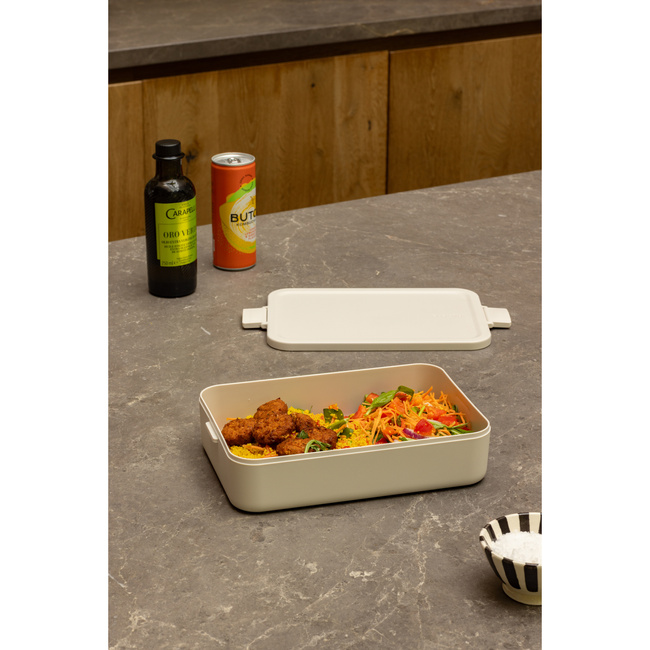 Pojemniki na lunch Make & Take duży lunchbox Soft Beige - Brabantia