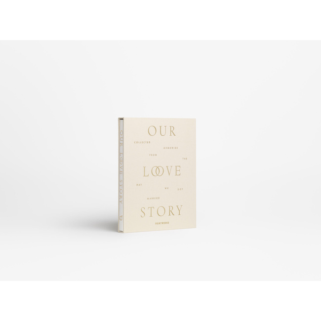 Dziennik ślubny Printworks Our Love Story, książka wspomnień dla pary