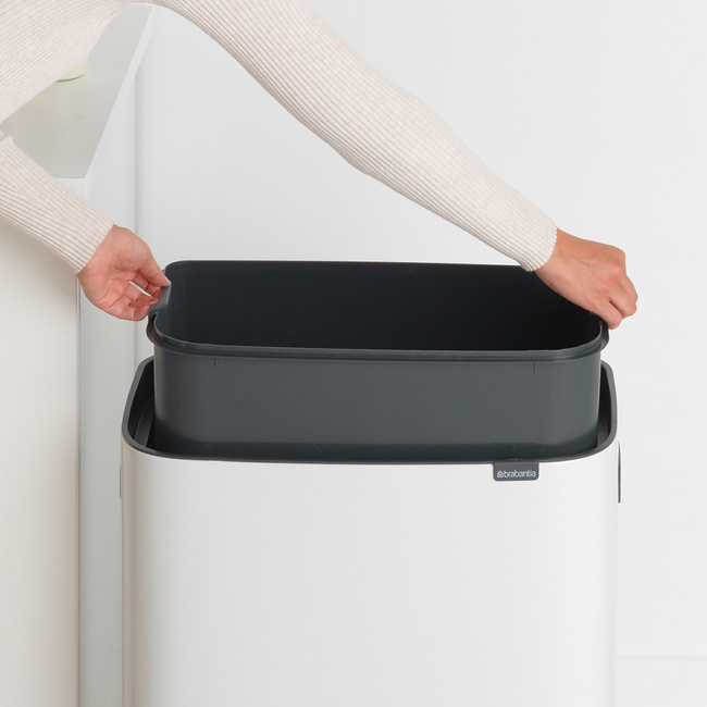 Kosz na śmieci Touch Bin Bo 60l biały - Brabantia