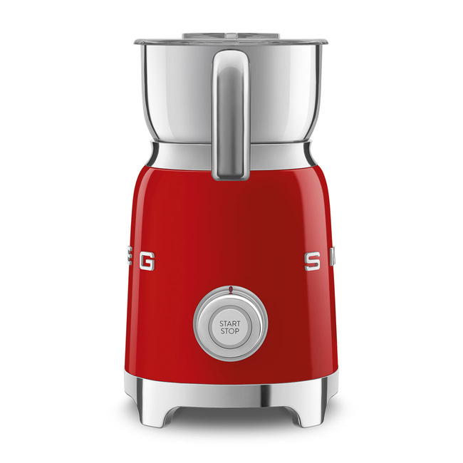 Smeg - Spieniacz do mleka, czerwony 50's Style MFF11RDEU Czerwony
